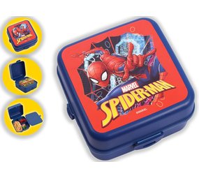 Spider-Man Spiderman Broodtrommel - Lunchbox voor Kinderen met 4 Compartimenten Spider-Man Spiderman Broodtrommel - Lunchbox voor Kinderen met 4 Compartimenten