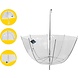 Discountershop Clear Dome Umbrella - 75cm - Buy Wedding Umbrella - 20 Piece Value Pack - Windproof & Strong Discountershop Clear Dome Umbrella - 75cm - Buy Wedding Umbrella - 20 Piece Value Pack - Windproof & Strong