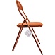 Discountershop Premium Klapstoel Zithoogte 43 cm - Velvet Klapstoel Kopen - Partystoel Camel