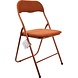 Discountershop Premium Folding Chair Seat height 43 cm - Buy Velvet Folding Chair - Party Chair Camel