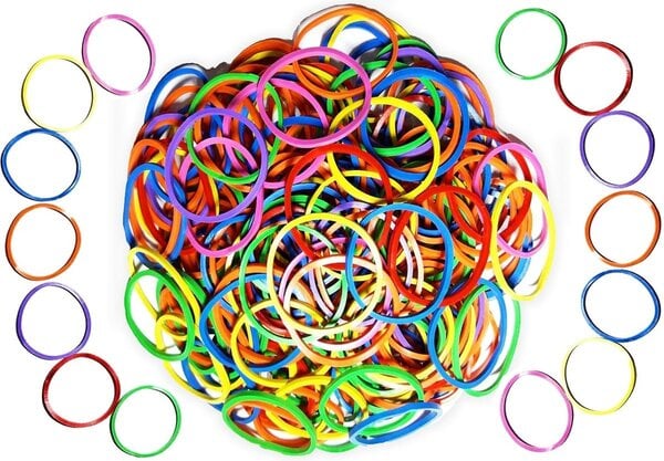200 Pieces Rubber Bands Rubber With Different Sizes - Small Rubber Bands  Bulk Elastic Wide Money Rubber Bands Stationery Holder Thermostability Rubber  Bands Strong Elastic Band Loop Office Supplies (Multicolor) 
