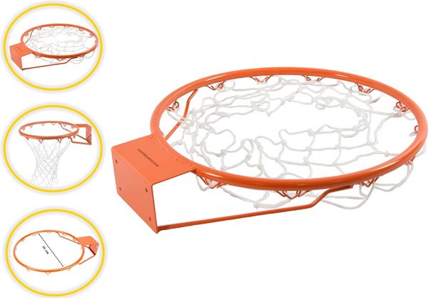 Discountershop officiële Basketbalkorf - Basketbal ring - Basketbalnet - Basketring - Basketbalring Buiten maat 46CM Discountershop officiële Basketbalkorf - Basketbal ring - Basketbalnet - Basketring - Basketbalring Buiten maat 46CM