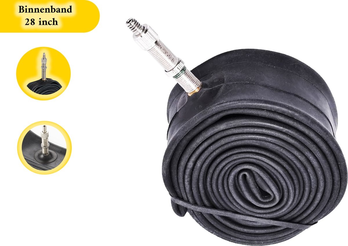 bicycle inner tube 28 inch wide Dunlop valve puncture proof Discountershop