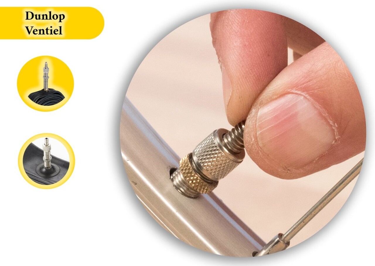 Merkloos Bicycle inner tube 28 inch - 2 pieces in the package inner tube 28 Inch (28/47-609/635 (28 x 1 5/8 x 1 3/8) Black - bicycle inner tube 28 inch, wide, Dunlop valve, puncture-proof Merkloos Bicycle inner tube 28 inch - 2 pieces in the package inner tube 28 Inch (28/47-609/635 (28 x 1 5/8 x 1 3/8) Black - bicycle inner tube 28 inch, wide, Dunlop valve, puncture-proof