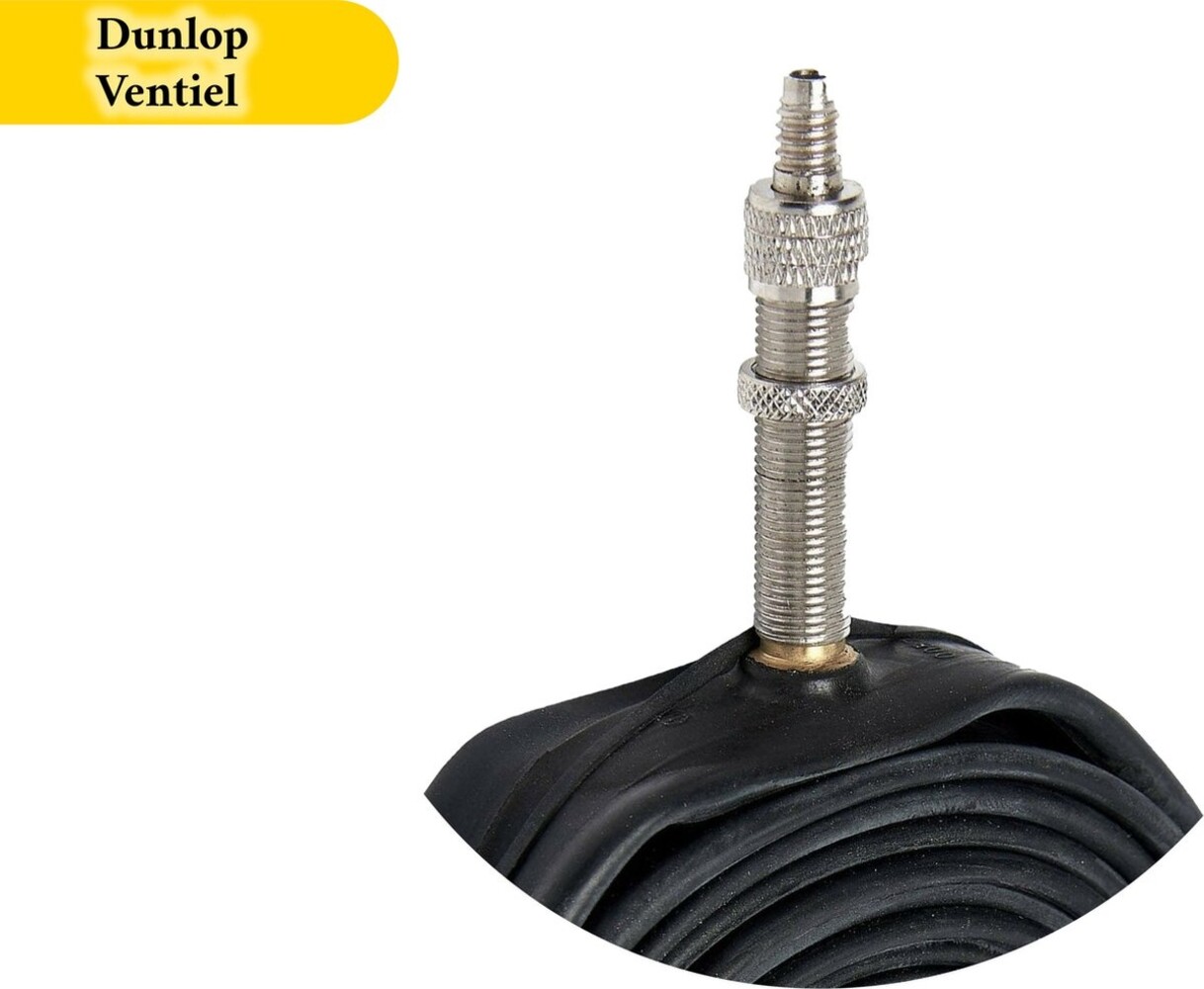 Merkloos Bicycle inner tube 28 inch - 1x Inner tube 28 Inch (28/47-609/635 (28 x 1 5/8 x 1 3/8) Black - bicycle inner tube 28 inch, wide, Dunlop valve, puncture-proof - Copy Merkloos Bicycle inner tube 28 inch - 1x Inner tube 28 Inch (28/47-609/635 (28 x 1 5/8 x 1 3/8) Black - bicycle inner tube 28 inch, wide, Dunlop valve, puncture-proof - Copy