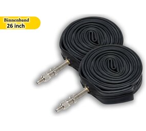 Merkloos Fiets binnenband 26 inch - 2x Binnenband 26 Inch Fiets binnenband 26 Inch DV 40/60-559 Zwart - fietsbinnenband 26 inch, breed, Dunlop-ventiel, lekvrij Merkloos Fiets binnenband 26 inch - 2x Binnenband 26 Inch Fiets binnenband 26 Inch DV 40/60-559 Zwart - fietsbinnenband 26 inch, breed, Dunlop-ventiel, lekvrij