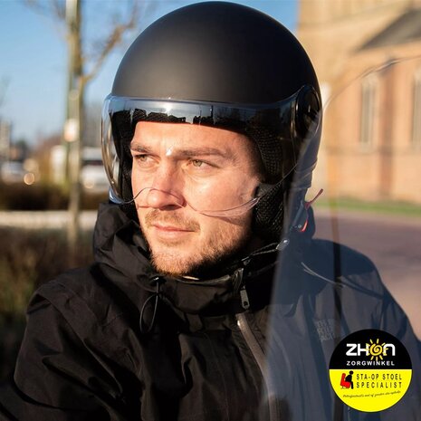 Merkloos PRO-TECT - EU Approved moped/moped helmet - Jet helmet Urban 22 - Size L 58 CM