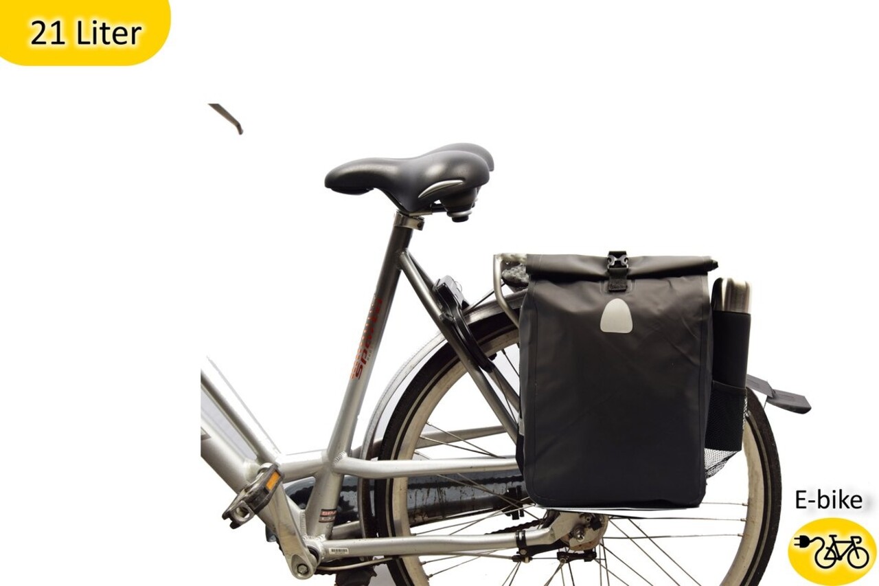 Merkloos Handige Set van 2 Veelzijdige Enkele Fietstassen voor E-bikes: Schoudertas in 1 | Oersterk, 100% Waterdicht | Ruime 42 Liter Capaciteit Merkloos Handige Set van 2 Veelzijdige Enkele Fietstassen voor E-bikes: Schoudertas in 1 | Oersterk, 100% Waterdicht | Ruime 42 Liter Capaciteit