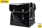 Dubbele fietstas stijlvolle Waterdichte Dubbele Fietstas Deluxe - 32 liter geschikt voor E-bike, Donkergrijze Banden, Bisonyl, Afmetingen: 34.5 x 13.5 x 33.5 cm Dubbele fietstas stijlvolle Waterdichte Dubbele Fietstas Deluxe - 32 liter geschikt voor E-bike, Donkergrijze Banden, Bisonyl, Afmetingen: 34.5 x 13.5 x 33.5 cm