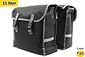 Double Pannier Basic: Polyester Bag for E-bike with 32 Liter Content, Water-repellent and Easy to Attach Double Pannier Basic: Polyester Bag for E-bike with 32 Liter Content, Water-repellent and Easy to Attach