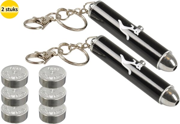 Merkloos Laser Pen 2 pieces for Cat Toys: Cat-friendly Laser Light for Interactive Fun!