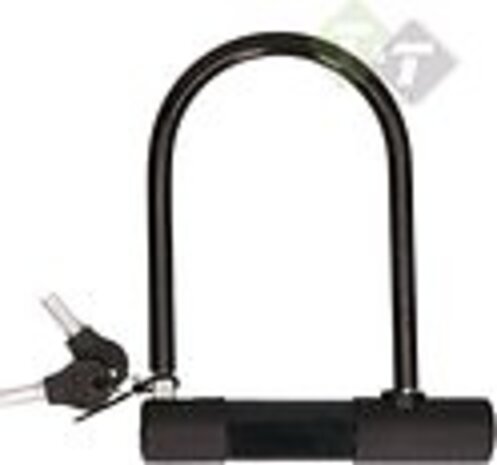 Stahlex Beugelslot - 15 x 18.5 cm - Veiligheidscategorie B - Inclusief 2 Sleutels