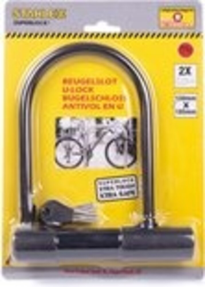 Stahlex U-lock - 15 x 18.5 cm - Safety category B - Including 2 Keys Stahlex U-lock - 15 x 18.5 cm - Safety category B - Including 2 Keys