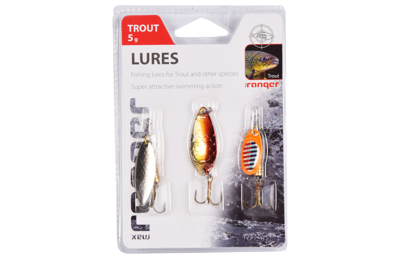 Discountershop Complete Fishing Spinner Set | 3 Piece Ultimate Lures | 5 Gram | Fishing & Angling Discountershop Complete Fishing Spinner Set | 3 Piece Ultimate Lures | 5 Gram | Fishing & Angling