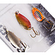 Discountershop Fishing Spinner Set | Spinners for Predator | Fish Pike Perch - 5g - 3 Pieces - Fishing Gear and Artificial Bait for Predator Fishing Discountershop Fishing Spinner Set | Spinners for Predator | Fish Pike Perch - 5g - 3 Pieces - Fishing Gear and Artificial Bait for Predator Fishing