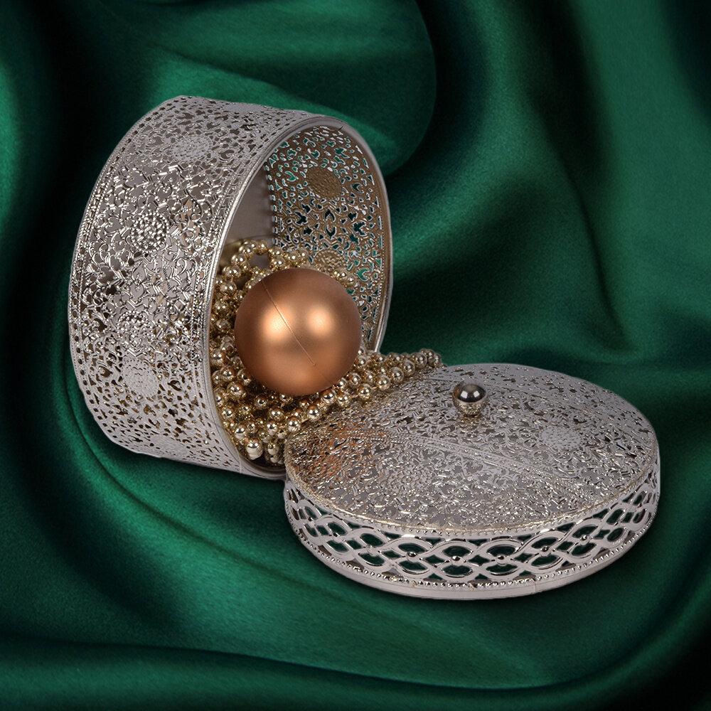 Discountershop Jewelry Boxes for Jewelry Storage - Stylish Storage Box - 12cm x 14cm x 14cm - for Rings, Earrings and More Discountershop Jewelry Boxes for Jewelry Storage - Stylish Storage Box - 12cm x 14cm x 14cm - for Rings, Earrings and More