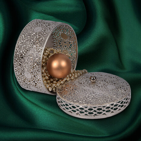 Discountershop Sieradendoosjes voor Juwelenopslag - Stijlvolle Opbergdoos - 12cm x 14cm x 14cm - voor Ringen, Oorbellen en Meer Discountershop Sieradendoosjes voor Juwelenopslag - Stijlvolle Opbergdoos - 12cm x 14cm x 14cm - voor Ringen, Oorbellen en Meer