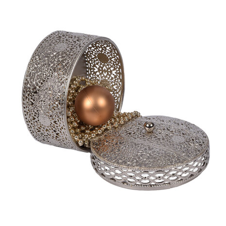 Discountershop Sieradendoosjes voor Juwelenopslag - Stijlvolle Opbergdoos - 12cm x 14cm x 14cm - voor Ringen, Oorbellen en Meer Discountershop Sieradendoosjes voor Juwelenopslag - Stijlvolle Opbergdoos - 12cm x 14cm x 14cm - voor Ringen, Oorbellen en Meer