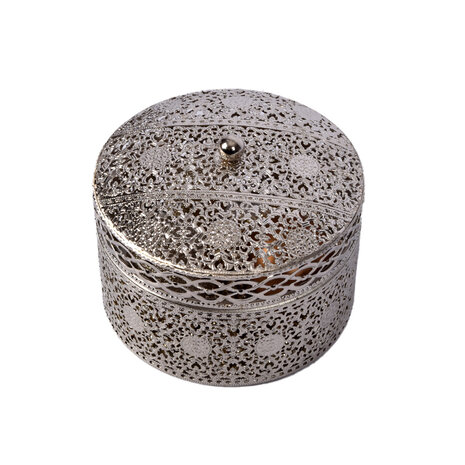 Discountershop Jewelry Boxes for Jewelry Storage - Stylish Storage Box - 12cm x 14cm x 14cm - for Rings, Earrings and More Discountershop Jewelry Boxes for Jewelry Storage - Stylish Storage Box - 12cm x 14cm x 14cm - for Rings, Earrings and More