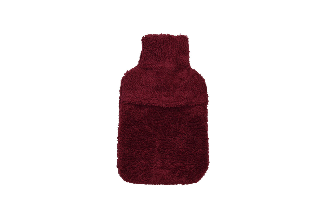 Discountershop Warmth and Comfort in One - Red Hot Water Bottle with Cover - Perfect for Christmas - 21.5cm x 34.5cm Discountershop Warmth and Comfort in One - Red Hot Water Bottle with Cover - Perfect for Christmas - 21.5cm x 34.5cm