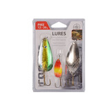 Merkloos High Quality Fishing Spinner Set for Predator Fish - Durable Fishing Lures - 10cm x 8cm x 10cm Merkloos High Quality Fishing Spinner Set for Predator Fish - Durable Fishing Lures - 10cm x 8cm x 10cm