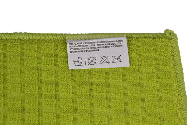 Discountershop Set of 3 Green Cleaning Cloths: Eco-friendly and Absorbent - 30x40 cm Discountershop Set of 3 Green Cleaning Cloths: Eco-friendly and Absorbent - 30x40 cm
