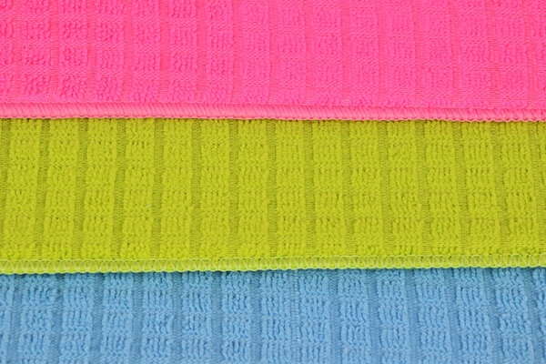 Discountershop Set of 3 Green Cleaning Cloths: Eco-friendly and Absorbent - 30x40 cm Discountershop Set of 3 Green Cleaning Cloths: Eco-friendly and Absorbent - 30x40 cm