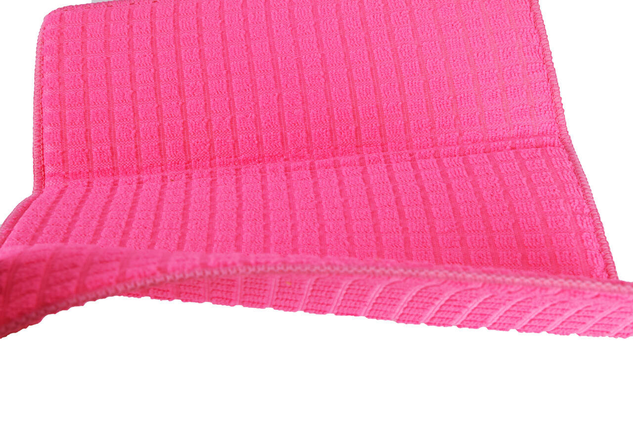 Discountershop Set Of 3 Kitchen Towels made of Polyester and Cotton Blend - Cleaning Textiles - Pink - 30x40 cm Discountershop Set Of 3 Kitchen Towels made of Polyester and Cotton Blend - Cleaning Textiles - Pink - 30x40 cm