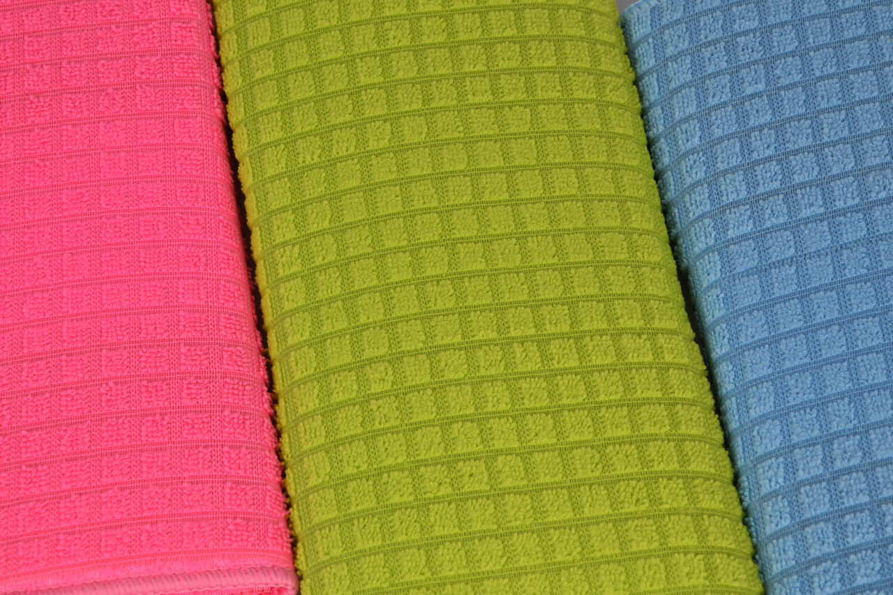 Discountershop Set Of 3 Kitchen Towels made of Polyester and Cotton Blend - Cleaning Textiles - Pink - 30x40 cm Discountershop Set Of 3 Kitchen Towels made of Polyester and Cotton Blend - Cleaning Textiles - Pink - 30x40 cm