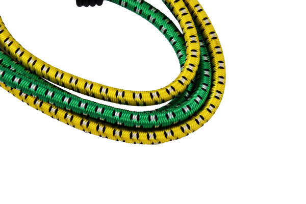 Discountershop Duurzame Elastische Spinbinder Fiets - Multikleurige Bagagebinder van 80 cm met 2 Haken - 1cmx5 cm Discountershop Duurzame Elastische Spinbinder Fiets - Multikleurige Bagagebinder van 80 cm met 2 Haken - 1cmx5 cm