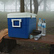 Merkloos Blauwe Draagbare Camping Koelbox - 45L - Kunststof - Inclusief Deksel - Met Handgrepen - Anti-slip - 50x38x39cm Merkloos Blauwe Draagbare Camping Koelbox - 45L - Kunststof - Inclusief Deksel - Met Handgrepen - Anti-slip - 50x38x39cm