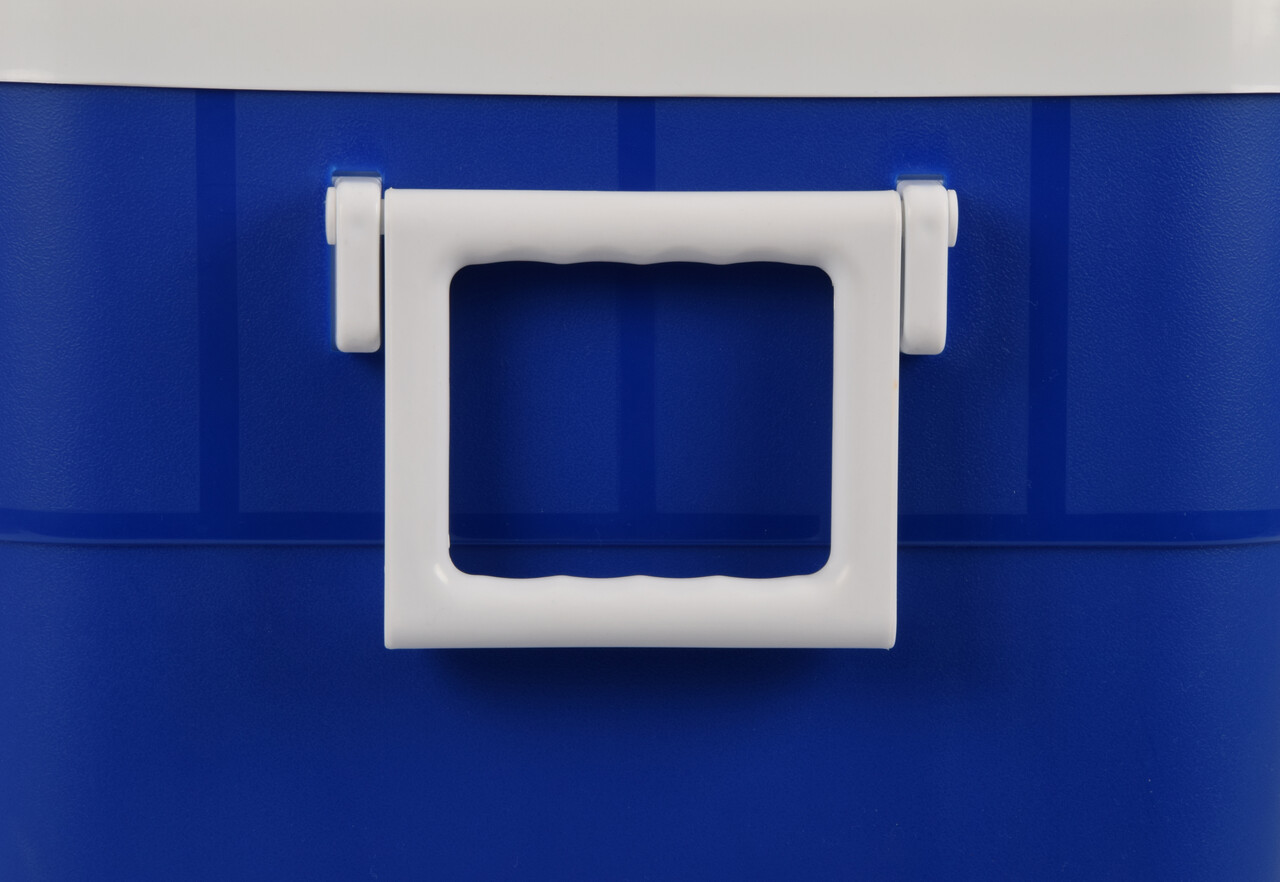 Merkloos Blue Portable Camping Cool Box - 45L - Plastic - Including Lid - With Handles - Anti-slip - 50x38x39cm