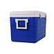 Merkloos Blue Portable Camping Cool Box - 45L - Plastic - Including Lid - With Handles - Anti-slip - 50x38x39cm
