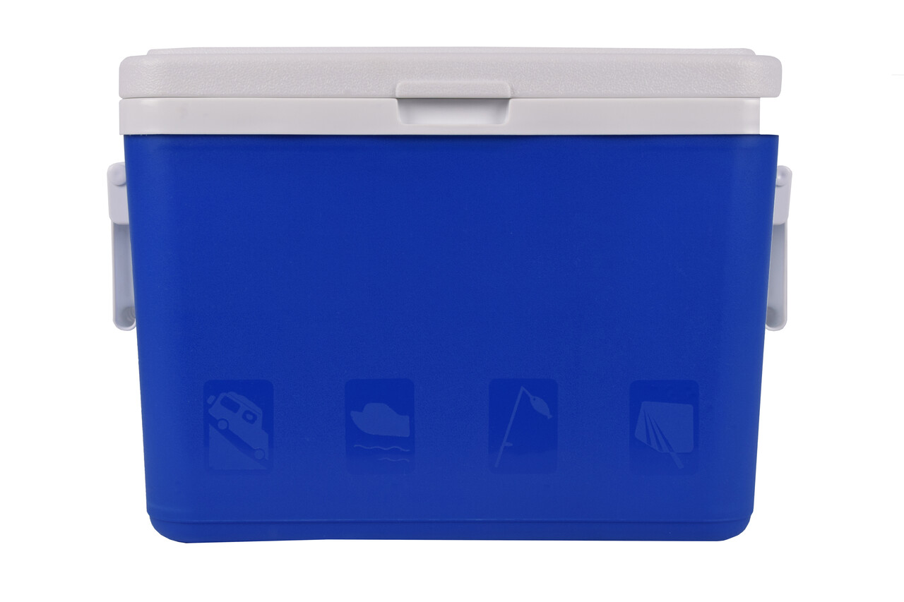 Merkloos Blauwe Camping Koelbox - Draagbaar en Luchtdicht - 27L - Voor Voedsel en Drank - Koelboxen - 42x32x33 cm Merkloos Blauwe Camping Koelbox - Draagbaar en Luchtdicht - 27L - Voor Voedsel en Drank - Koelboxen - 42x32x33 cm