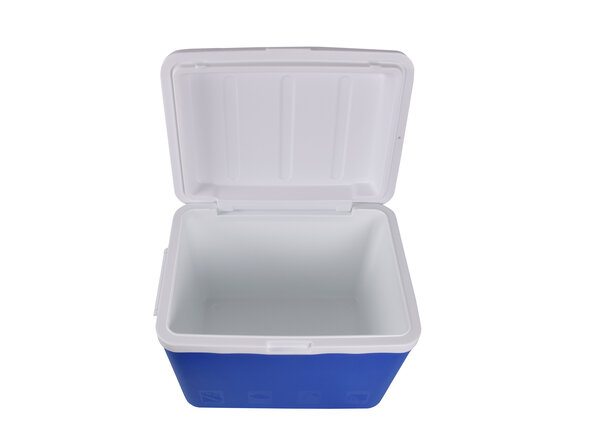 Merkloos Blue Camping Cooler - Portable and Airtight - 27L - For Food and Drinks - Coolboxes - 42x32x33 cm