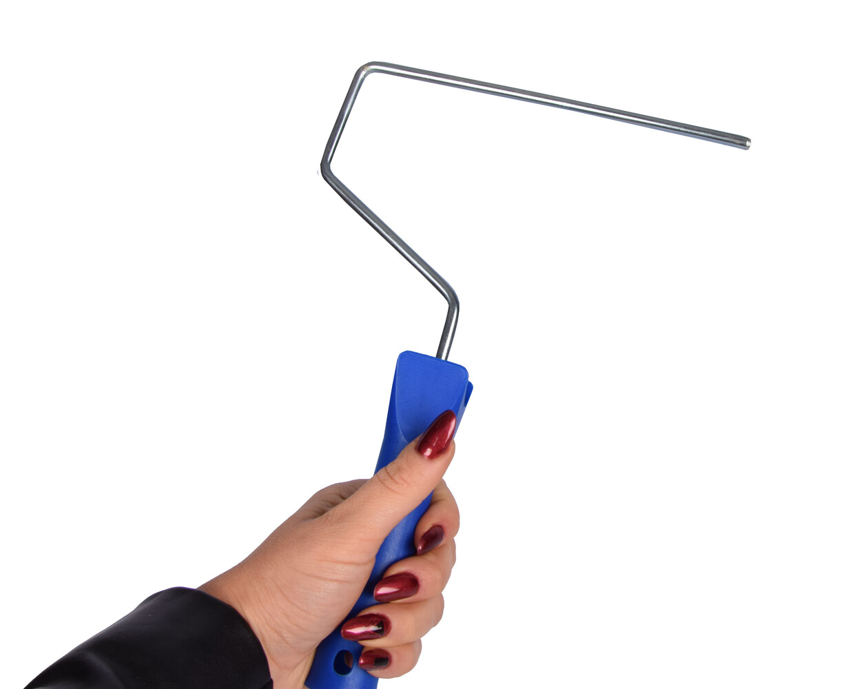 Merkloos Complete Verfroller Set - Schuimroller en Verfkwasten - Blauw - 18 cm Breed - Perfect voor Muren en Plafonds Merkloos Complete Verfroller Set - Schuimroller en Verfkwasten - Blauw - 18 cm Breed - Perfect voor Muren en Plafonds