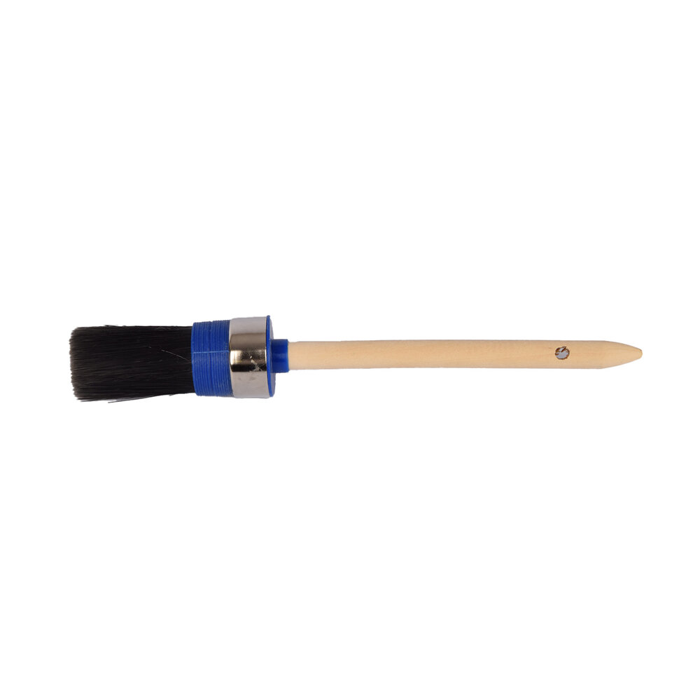 Discountershop High-Quality Black Paint Brushes Made of Wood - Width 3.50 cm - Length 25 cm Discountershop High-Quality Black Paint Brushes Made of Wood - Width 3.50 cm - Length 25 cm