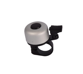 Discountershop Stijlvolle Mini Fietsbel -  Duurzaam & Weerbestendig - Grijs - Metaal - 5cm x 5.5cm – Fietsaccessoires Discountershop Stijlvolle Mini Fietsbel -  Duurzaam & Weerbestendig - Grijs - Metaal - 5cm x 5.5cm – Fietsaccessoires