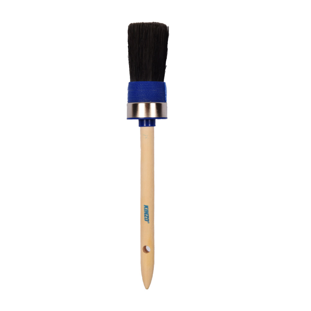 Discountershop High-quality Synthetic Paint Brushes - Wide and Round Brushes - Black - 4x25 cm Discountershop High-quality Synthetic Paint Brushes - Wide and Round Brushes - Black - 4x25 cm