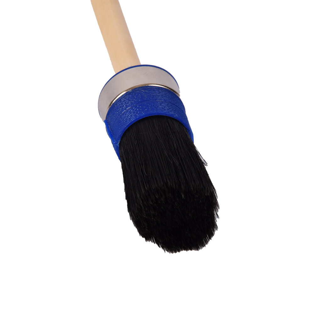Discountershop High-quality Synthetic Paint Brushes - Wide and Round Brushes - Black - 4x25 cm Discountershop High-quality Synthetic Paint Brushes - Wide and Round Brushes - Black - 4x25 cm