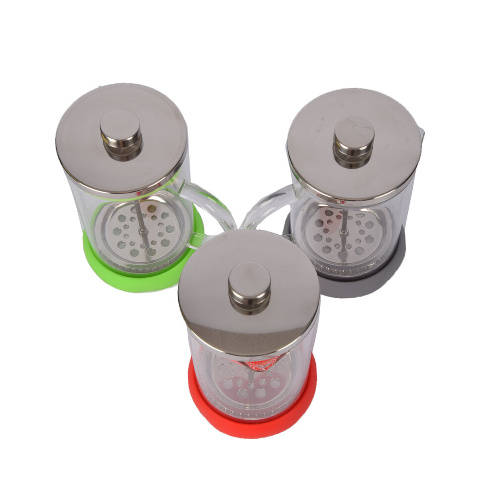 Discountershop Schitterende Rode Cafetière - Glas | BPA-vrij | Geschikt voor de Vaatwasser | 9x5 cm, 0.39 kg | Inhoud: 800ml Discountershop Schitterende Rode Cafetière - Glas | BPA-vrij | Geschikt voor de Vaatwasser | 9x5 cm, 0.39 kg | Inhoud: 800ml