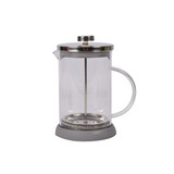 Discountershop Grey Cafetière - Glass Coffee Maker - BPA-Free - 800ml Capacity - Dishwasher Safe Discountershop Grey Cafetière - Glass Coffee Maker - BPA-Free - 800ml Capacity - Dishwasher Safe