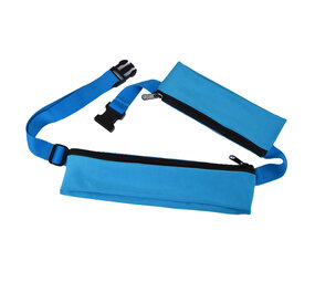 Discountershop Practical Waist Bag - Blue - Perfect for Walking, Cycling & Running - Adjustable (80-107cm) Discountershop Practical Waist Bag - Blue - Perfect for Walking, Cycling & Running - Adjustable (80-107cm)