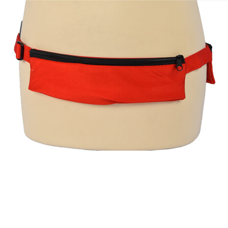 Discountershop Sporty red hip bag for women - Lightweight polyester, adjustable (80 - 107 cm), with 1 compartment Discountershop Sporty red hip bag for women - Lightweight polyester, adjustable (80 - 107 cm), with 1 compartment