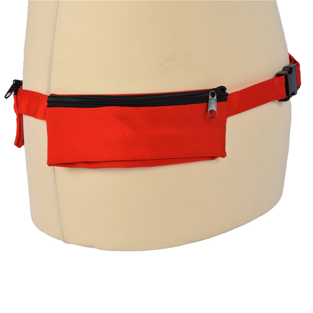 Discountershop Sporty red hip bag for women - Lightweight polyester, adjustable (80 - 107 cm), with 1 compartment Discountershop Sporty red hip bag for women - Lightweight polyester, adjustable (80 - 107 cm), with 1 compartment