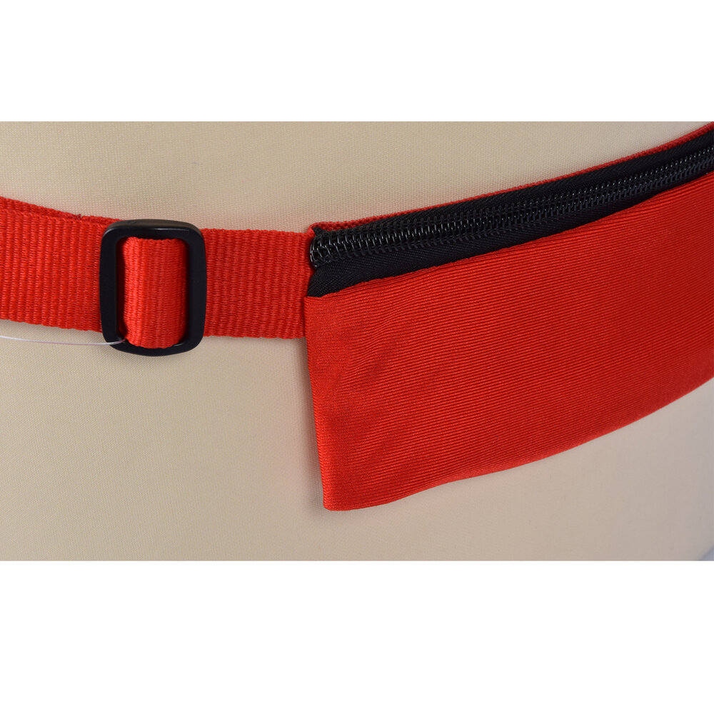 Discountershop Sporty red hip bag for women - Lightweight polyester, adjustable (80 - 107 cm), with 1 compartment Discountershop Sporty red hip bag for women - Lightweight polyester, adjustable (80 - 107 cm), with 1 compartment