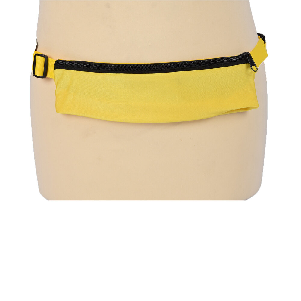 Discountershop Yellow Hip Pack - Sports, Festival, Travel - Adjustable 80-107cm - 1 Compartment - 150gm Discountershop Yellow Hip Pack - Sports, Festival, Travel - Adjustable 80-107cm - 1 Compartment - 150gm