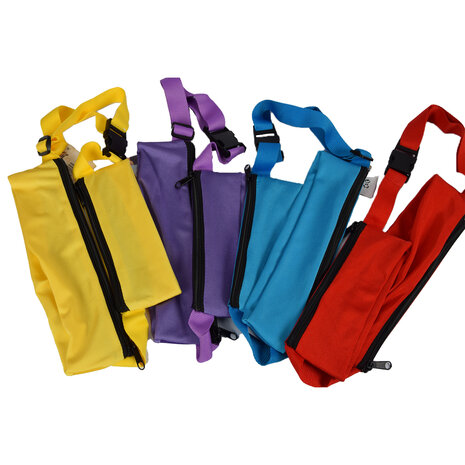Discountershop Trendy Purple Waist Bag - Ideal for Sports, Festival and Travel - Adjustable fit (80-107cm) - With 1 spacious compartment (150gm) Discountershop Trendy Purple Waist Bag - Ideal for Sports, Festival and Travel - Adjustable fit (80-107cm) - With 1 spacious compartment (150gm)