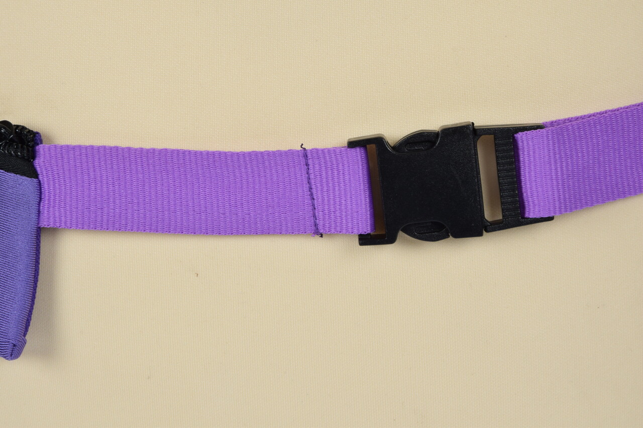 Discountershop Trendy Purple Waist Bag - Ideal for Sports, Festival and Travel - Adjustable fit (80-107cm) - With 1 spacious compartment (150gm) Discountershop Trendy Purple Waist Bag - Ideal for Sports, Festival and Travel - Adjustable fit (80-107cm) - With 1 spacious compartment (150gm)