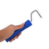 Discountershop Blauwe Verfroller Set - Metaal & Kunststof | Muurverf, Plafond, Deuren | 5x10 cm